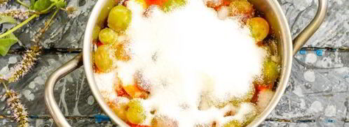 компот из персиков и винограда на зиму. Шаг 11