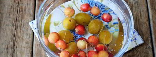 компот из ранеток и слив на зиму. Шаг 6