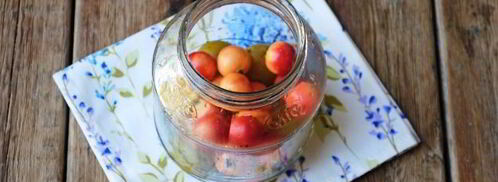 компот из ранеток и слив на зиму. Шаг 8