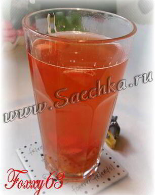 Компот из ревеня