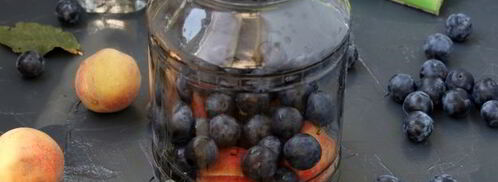 компот из терна и персиков на зиму. Шаг 4