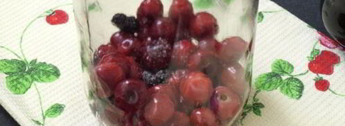 компот из вишни с шелковицей на зиму. Шаг 6