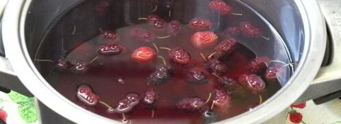 компот из вишни с шелковицей на зиму. Шаг 7