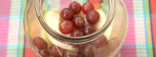 компот из яблок с виноградом на зиму. Шаг 3