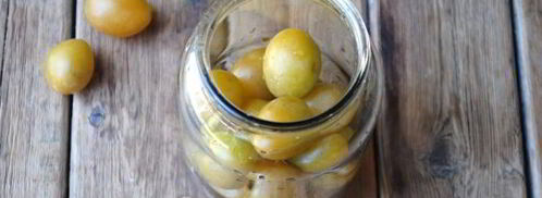 компот из желтой сливы на зиму. Шаг 9