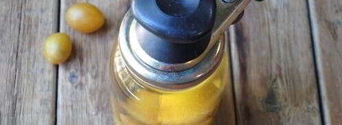 компот из желтой сливы на зиму. Шаг 13