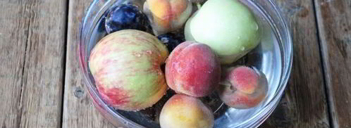 компот с яблоками, сливами и персиками на зиму. Шаг 6