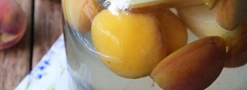 компот с яблоками, сливами и персиками на зиму. Шаг 14