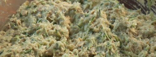 печенье из цукини с компотом из кабачка. Шаг 2