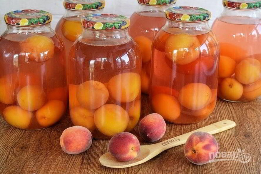 Рецепт персиковый компот на зиму