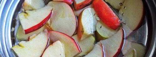 вишнево-яблочный компот. Шаг 4