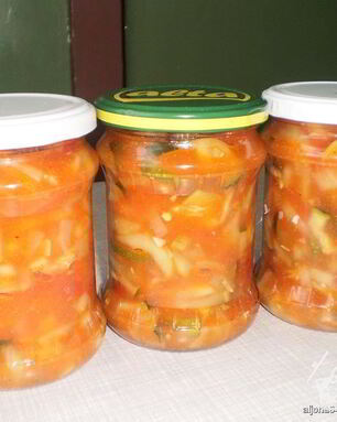 Лечо из кабачков