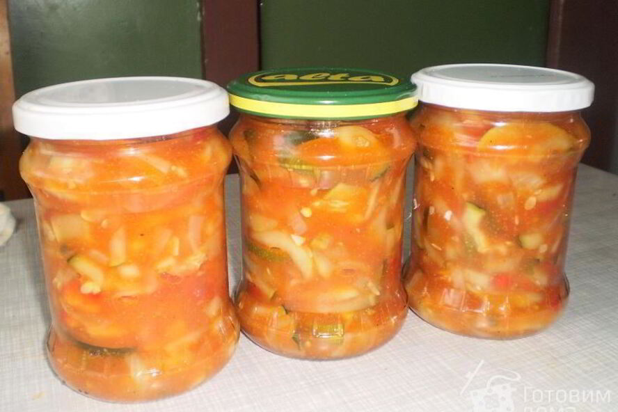 Рецепт лечо из кабачков