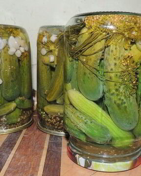 Маленькие огурчики на зиму