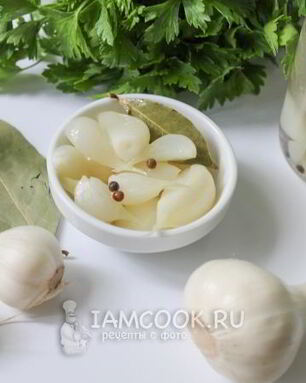 Чеснок маринованный на зиму