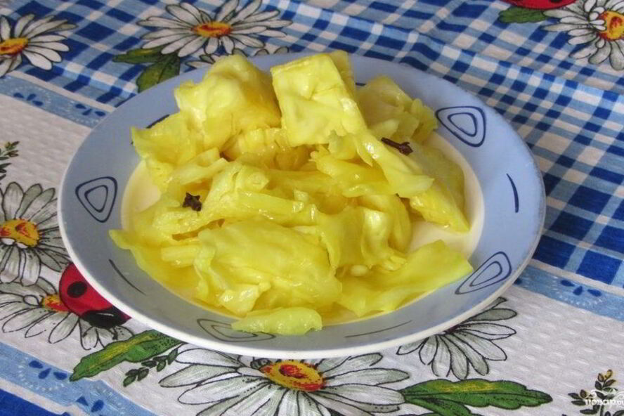 Рецепт капуста, маринованная кусочками на зиму