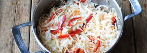 маринованная капуста с перцем. Шаг 11