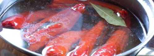 маринованный перец с селедкой. Шаг 5