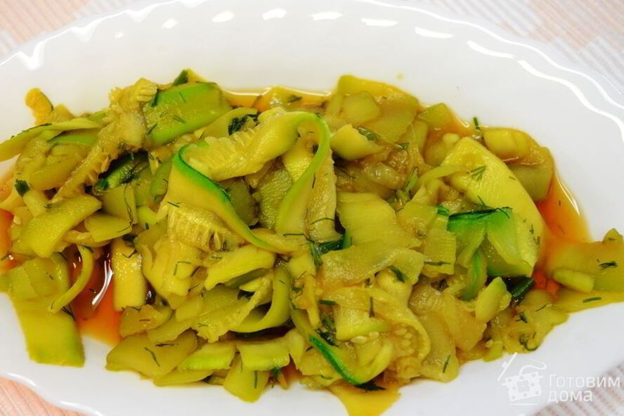 Рецепт маринованный цуккини