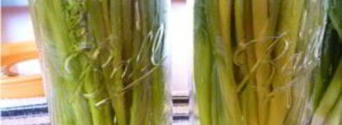 маринованный зеленый лук на зиму. Шаг 2