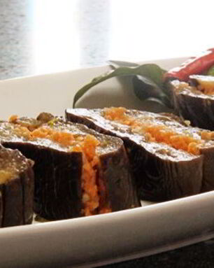 Маринованные баклажаны с морковкой