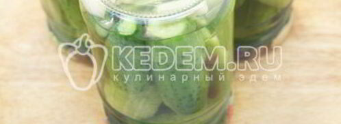 маринованные огурцы с болгарским перцем. Шаг 3