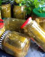 Маринованные огурцы с горчицей