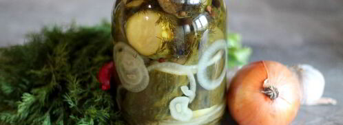 маринованные огурцы с луком. Шаг 8