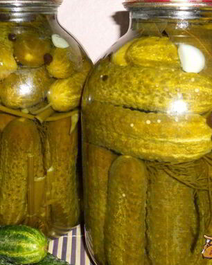 Маринованные огурцы с семенами горчицы