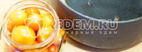 маринованные помидоры черри с петрушкой. Шаг 6