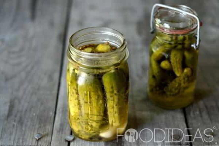 Рецепт огурцы маринованные на зиму хрустящие в банках — на литровую банку