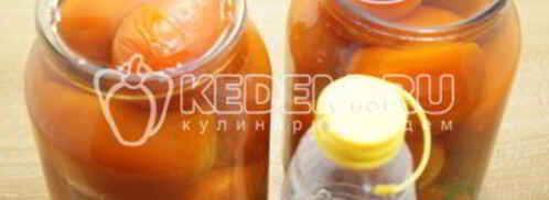 помидоры маринованные в литровых банках. Шаг 8