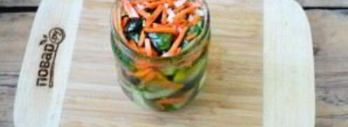 огурцы по-корейски на зиму. Шаг 7