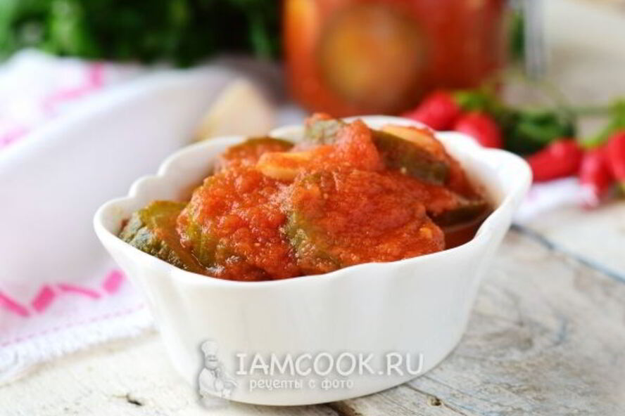 Рецепт огурцы в томатном соке на зиму