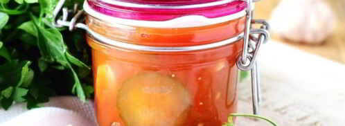 огурцы в томатном соке на зиму. Шаг 13