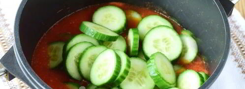 огурцы в томатном соке на зиму. Шаг 9