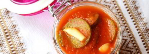 огурцы в томатном соке на зиму. Шаг 12