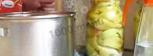 перец с яблокамии на зиму. Шаг 7