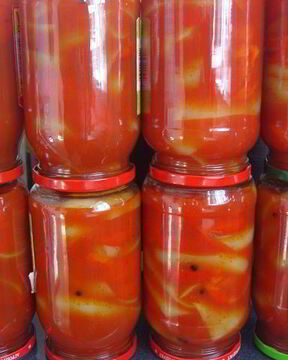 Перец в заливке на зиму