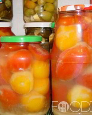 Помидоры в яблочном соке на зиму