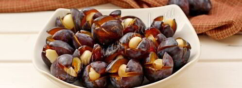 слива с чесноком на зиму. Шаг 5