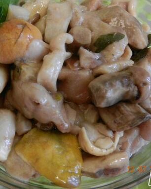 Грибы соленые домашние