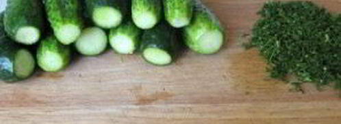 малосольные огурцы без рассола. Шаг 2