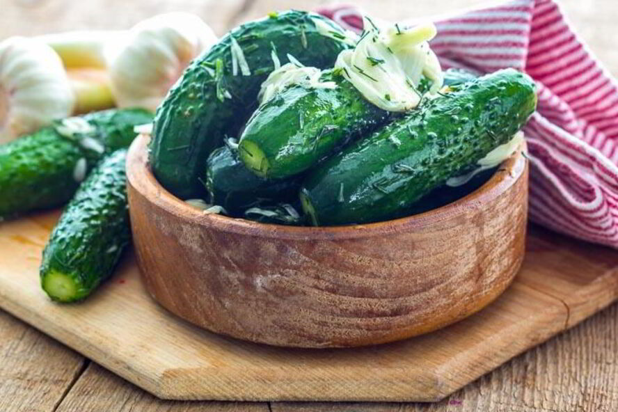 Рецепт малосольные огурцы с чесноком