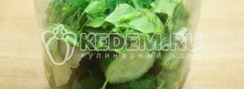 малосольные огурцы в банке. Шаг 7