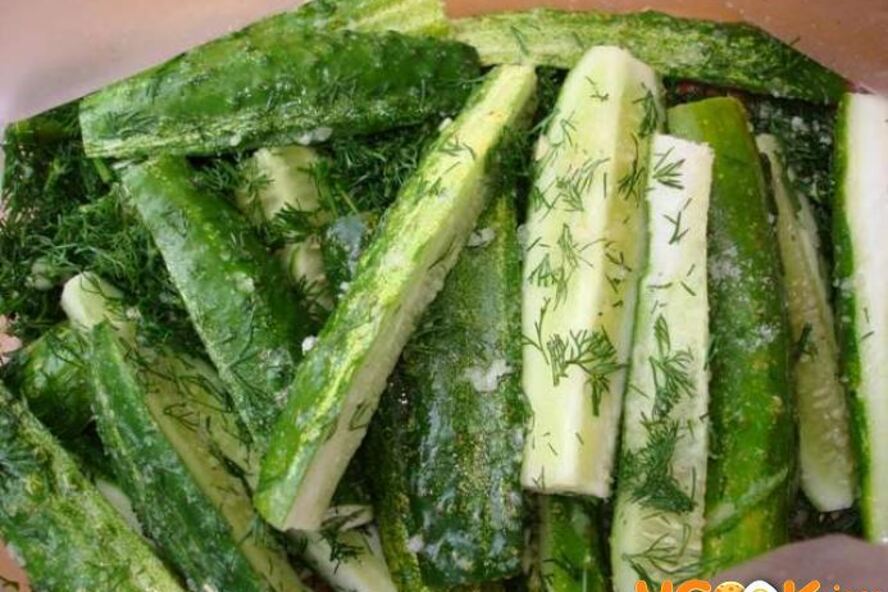 Рецепт малосольные огурцы засоленные в пакете