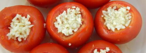 помидоры малосольные с чесноком. Шаг 3