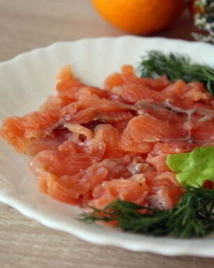 Слабосоленая форель