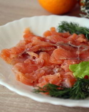 Слабосоленая форель