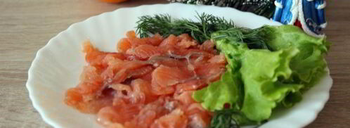 слабосоленая форель. Шаг 7